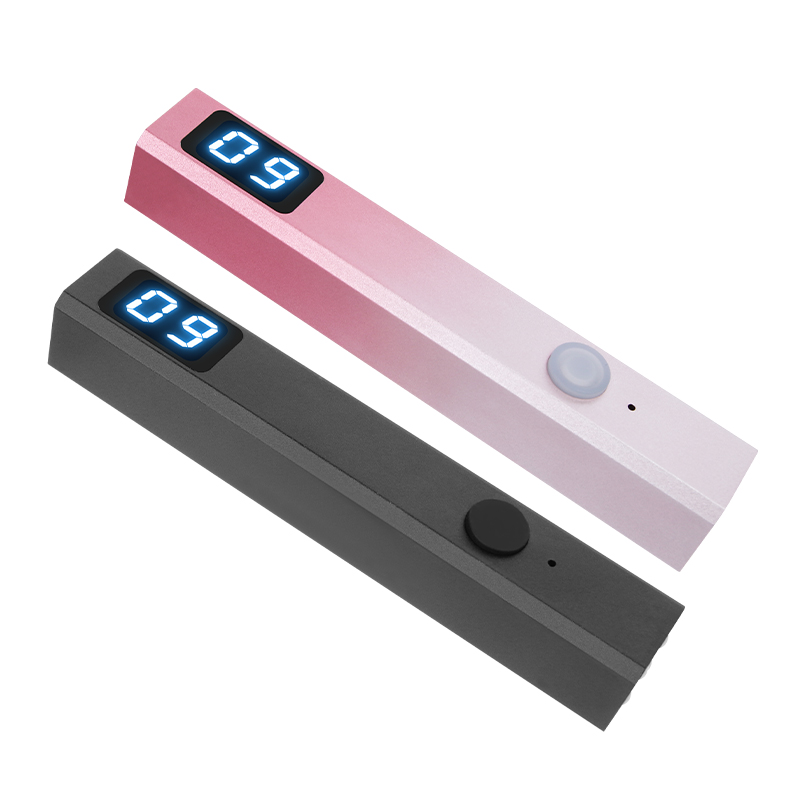 Pagandahin ang Iyong Karanasan sa Home Nail Salon gamit ang Aluminum Alloy 8W Portable UV Light para sa Gel Nails